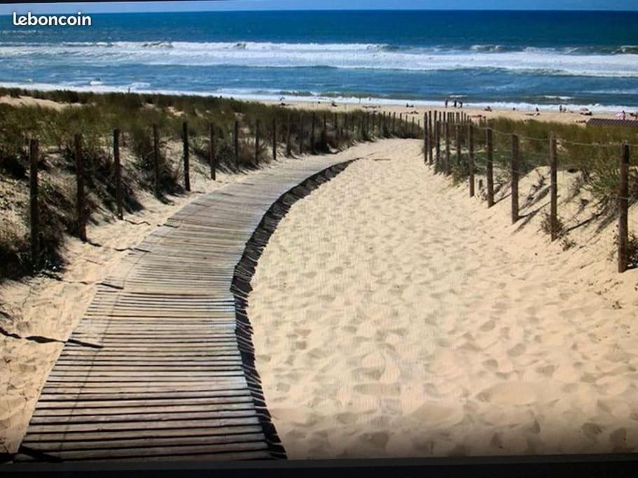 Apt T2 Calme Sur Golf, Piscine, Ocean 10 Min En Velo Лакано Экстерьер фото